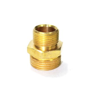 Brass Reducing Nipple Hex Adapter Male Connector Compression Fittings.